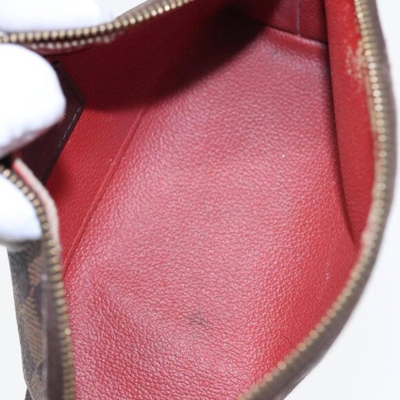LOUIS VUITTON Damier Ebene Pochette Cosmetic PM Pouch N47516 LV Auth 82976 - Picture 11 of 14